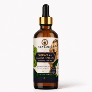 Jasmine and Gotukola midnight repair leave-on conditioner for dry hair ends