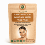 Sandal Multani Mitti Face Pack for natural oil control and brighter-looking skin
