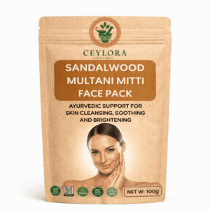 Sandal Multani Mitti Face Pack for natural oil control and brighter-looking skin